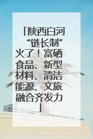 陕西白河“链长制”火了！富硒食品、新型材料、清洁能源、文旅融合齐发力