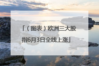 （图表）欧洲三大股指6月3日全线上涨