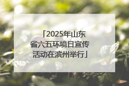 2025年山东省六五环境日宣传活动在滨州举行