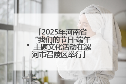 2025年河南省“我们的节日·端午”主题文化活动在漯河市召陵区举行