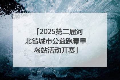 2025第二届河北省城市公益跑秦皇岛站活动开赛