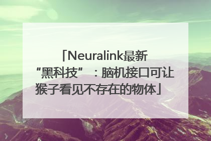 Neuralink最新“黑科技”：脑机接口可让猴子看见不存在的物体